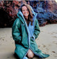 Toasty Khaki weatherproof, cosy and multifunctional jacket for all outdoor activities. Fully lined with thick, soft, moisture wicking fleece that acts as a blanket to keep your core warm and dry even during the coldest winter months.
