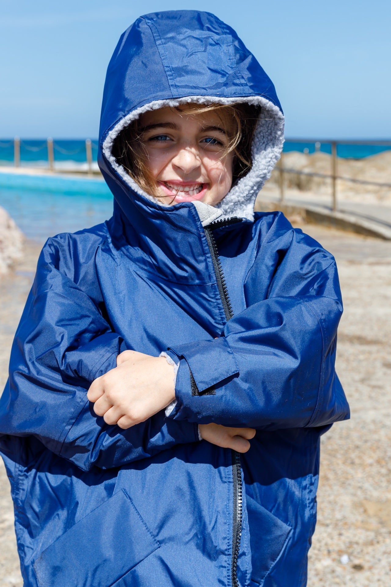 Toasty Ultimate Weatherproof Kids jackets in navy