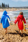 Kids Ultra Warm Fleece Lined Weatherproof Jacket / Outdoor Changing Robe