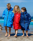 Toasty Ultimate Weatherproof Kids jackets in  aqua red and blue