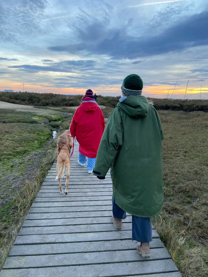 Toasty Khaki weatherproof, cosy and multifunctional jacket for all outdoor activities. Fully lined with thick, soft, moisture wicking fleece that acts as a blanket to keep your core warm and dry even during the coldest winter months. 