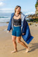 Ultra Warm Fleece Lined Weatherproof Jacket / Outdoor Changing Robe in Navy