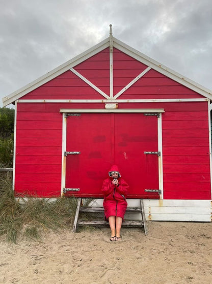 Toasty Red weatherproof, cosy and multifunctional jacket for all outdoor activities. Fully lined with thick, soft, moisture wicking fleece that acts as a blanket to keep your core warm and dry even during the coldest winter months.